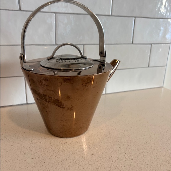 Vintage IL Mulino New York Tea Pot Stainless Steel Infusion - Picture 3 of 10